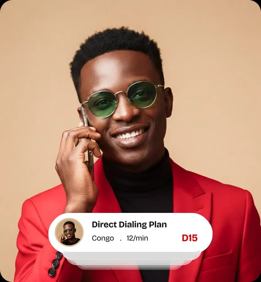 Customer using a Comium Direct Dialing Plan