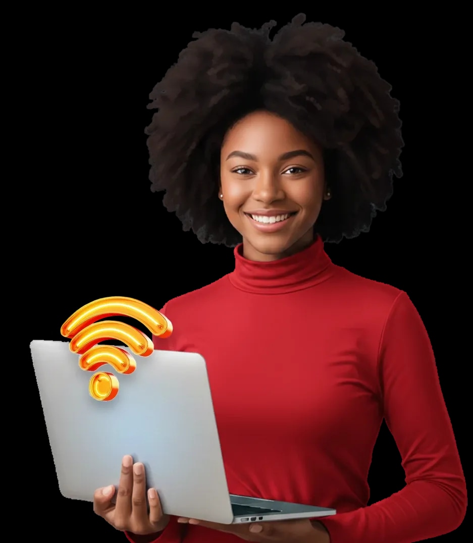 Home Family Package customer with FastNet router