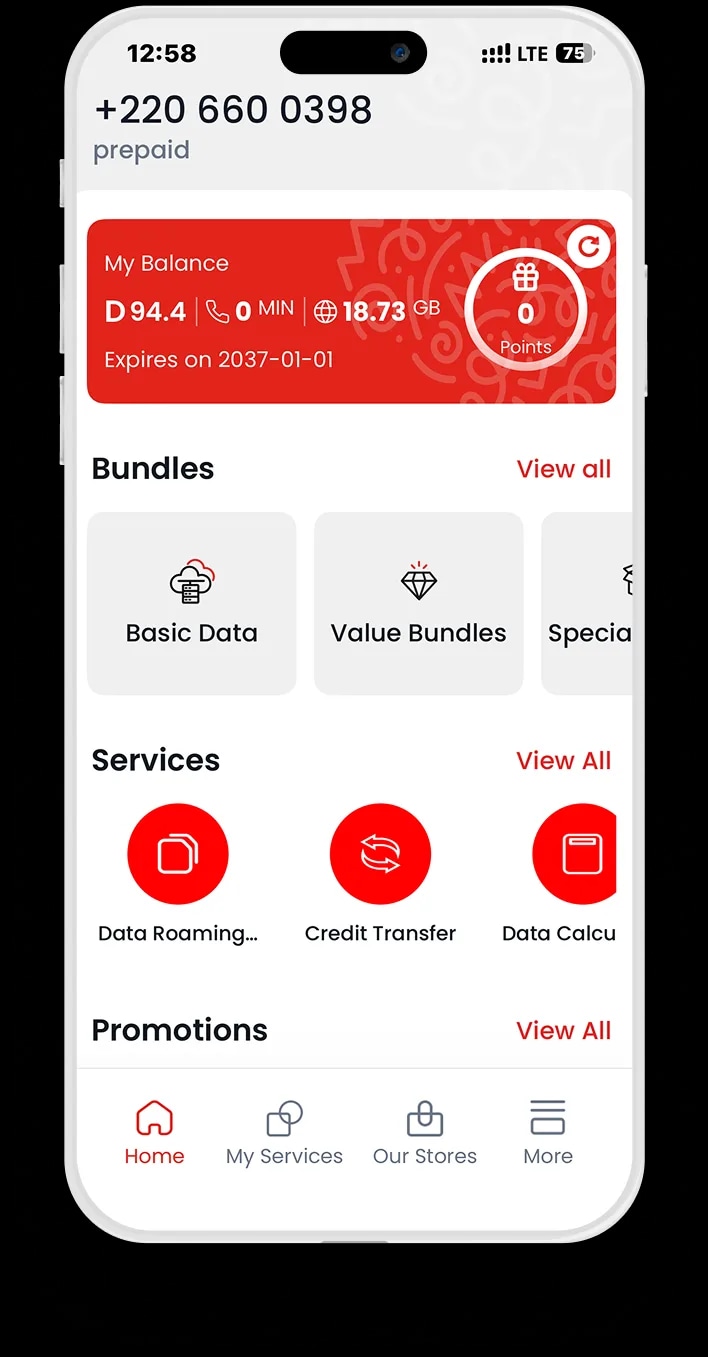My Comium balance dashboard
